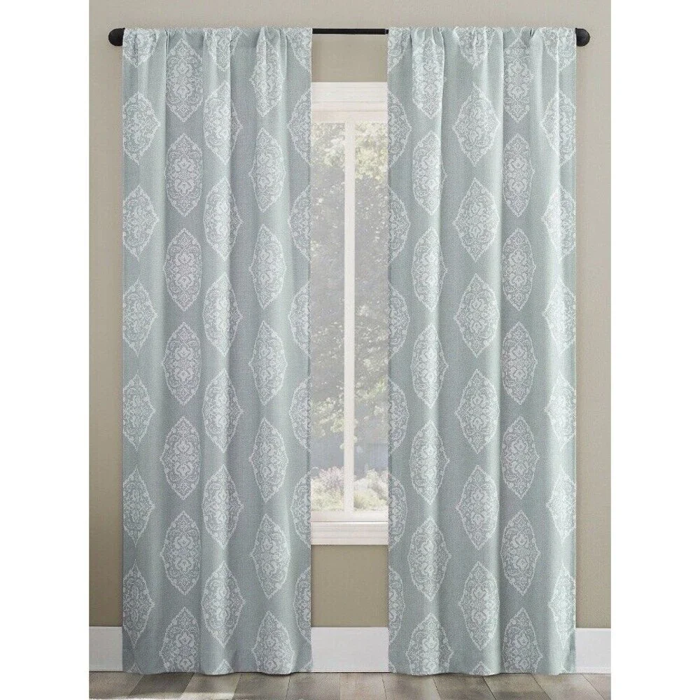 NEW CURTAIN The Big One Paisley Scroll Window Curtain Panel
